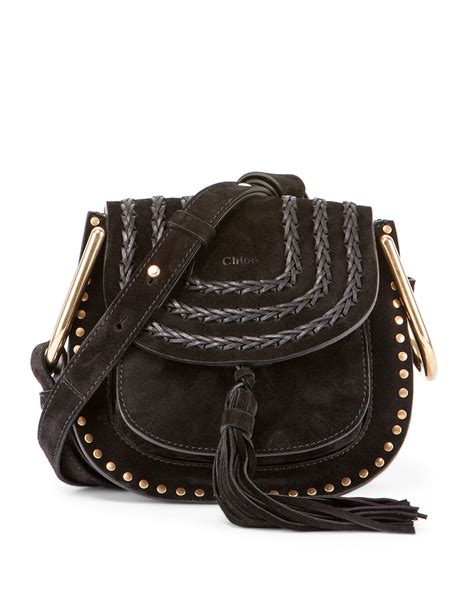 Chloe Hudson Mini Suede Shoulder Bag 